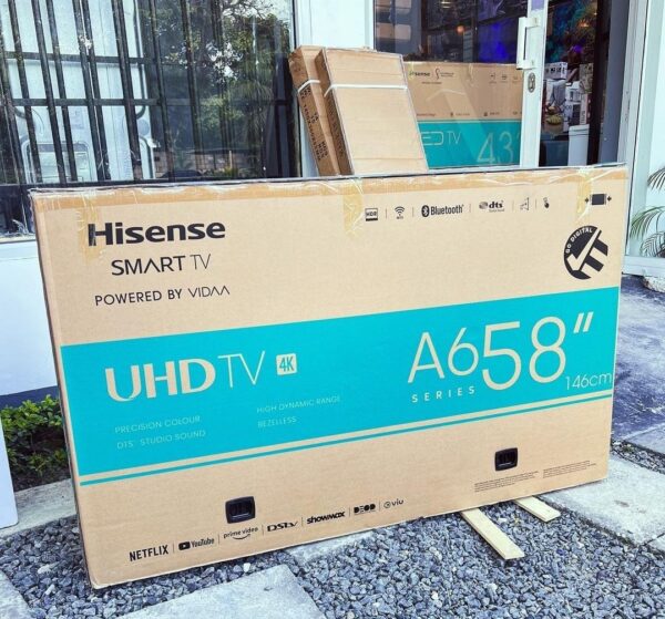 Hisense smart TV pallet