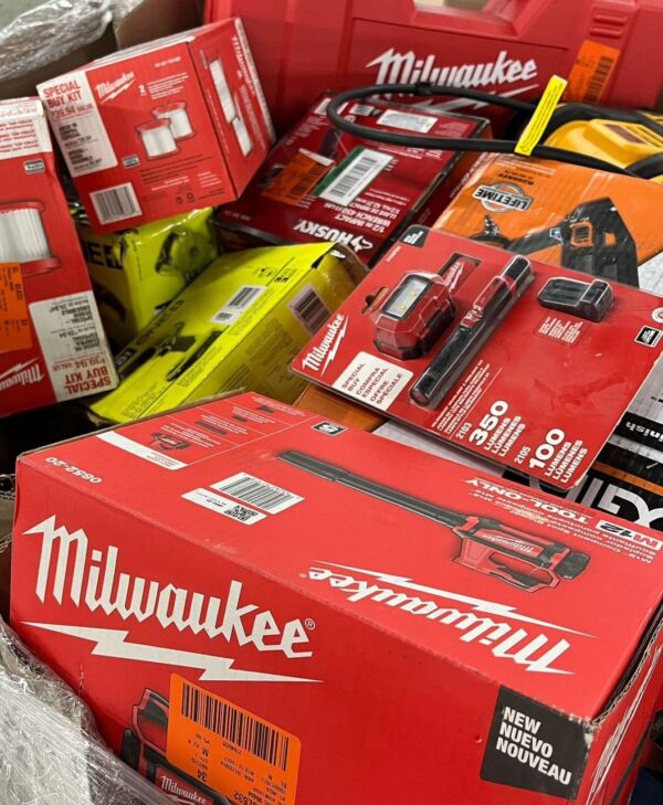 Shop Now: Mix Milwaukee Power Tools Available - Affordable and Versatile Selection - Pallet Spot Liquidators